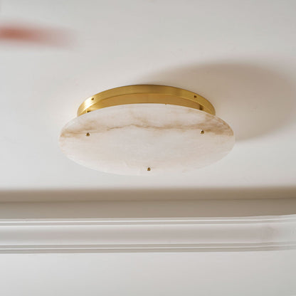 Alabaster Disc Ceiling Lamp