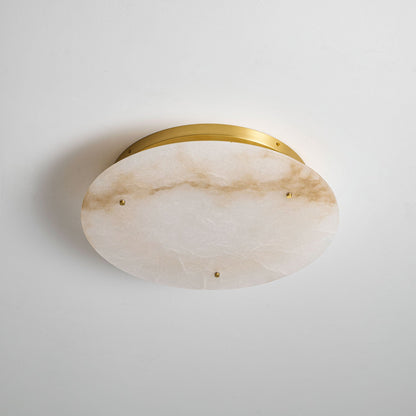 Alabaster Disc Ceiling Lamp