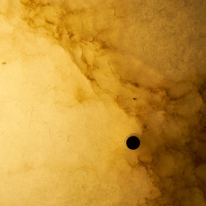 Alabaster Disc Ceiling Lamp