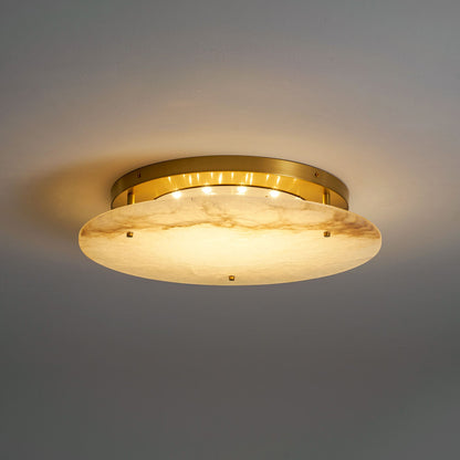 Alabaster Disc Ceiling Lamp