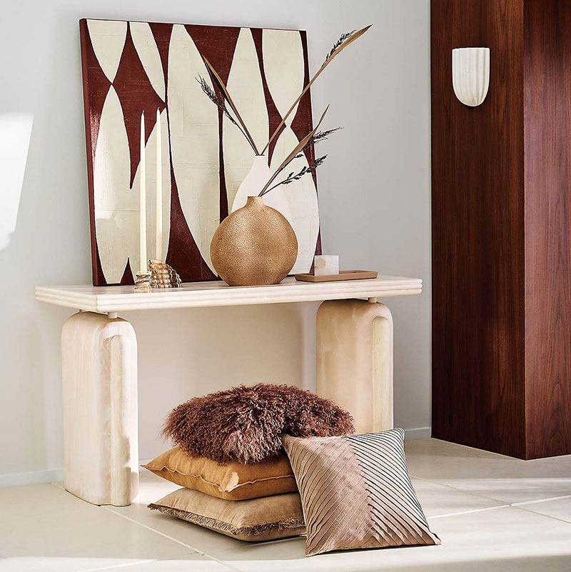 Alabaster Cube Candle Holder Alabaster Lighting Fixture