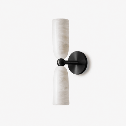 Alabaster Bell Wall Sconce
