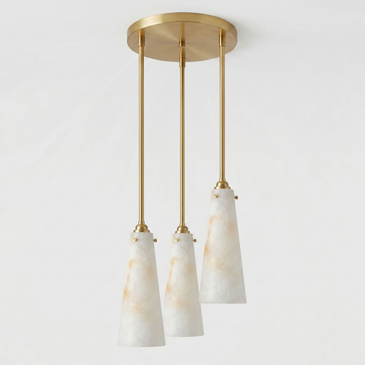 Solenne Alabaster Cluster Pendant Light