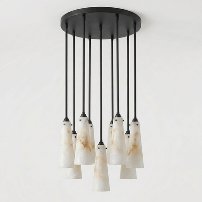 Solenne Alabaster Cluster Pendant Light