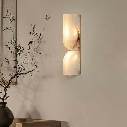 Alabaster Essence Plug-in Wall Sconce