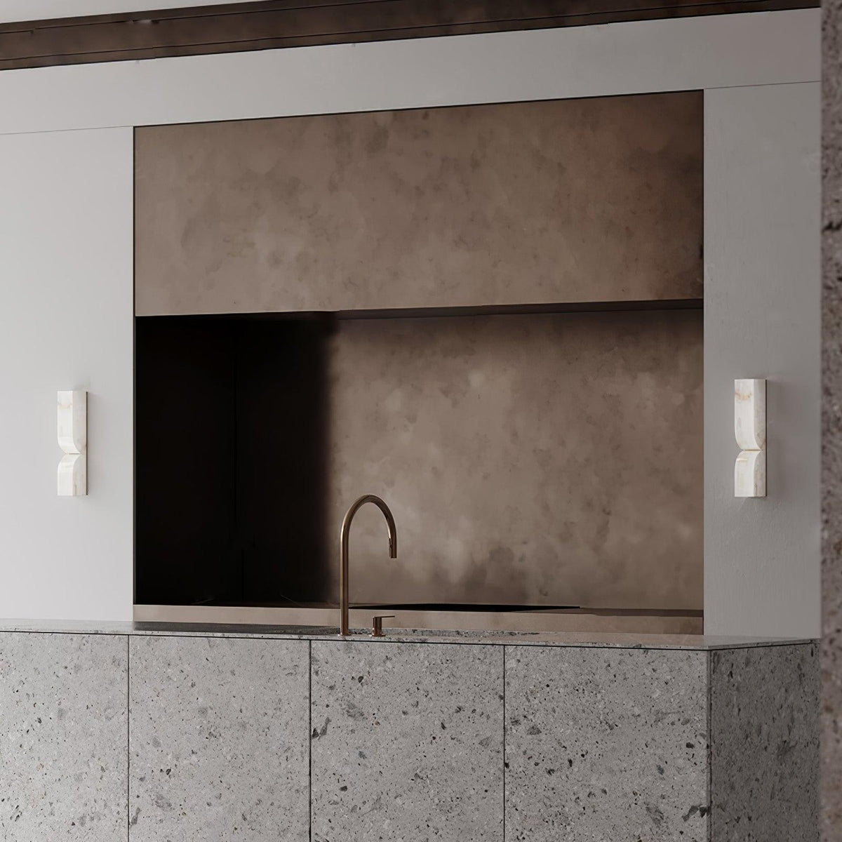 Alabaster Essence Plug-in Wall Sconce