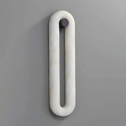 Alabaster Capsule Wall Light