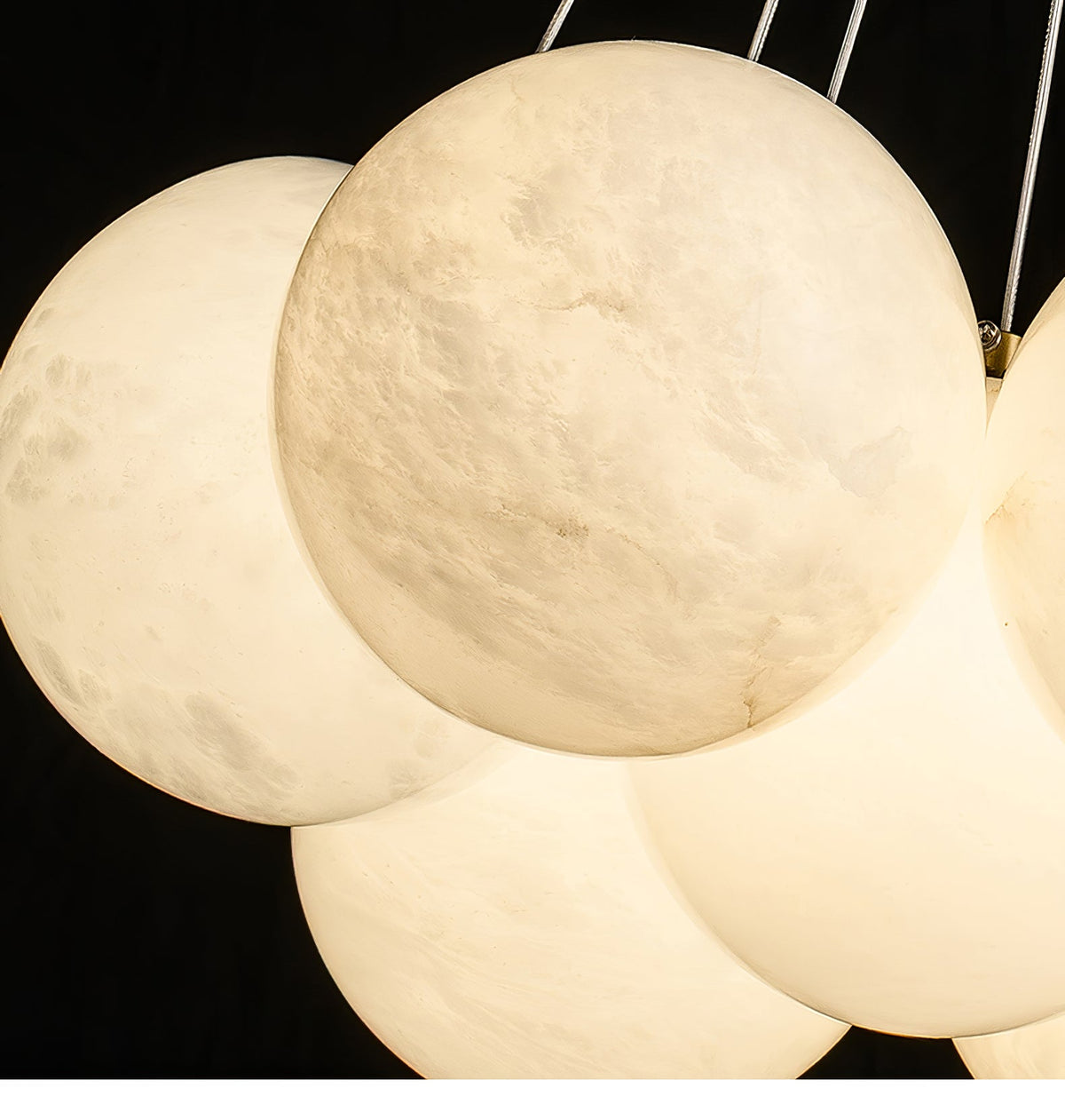 Alabaster Balls Chandelier
