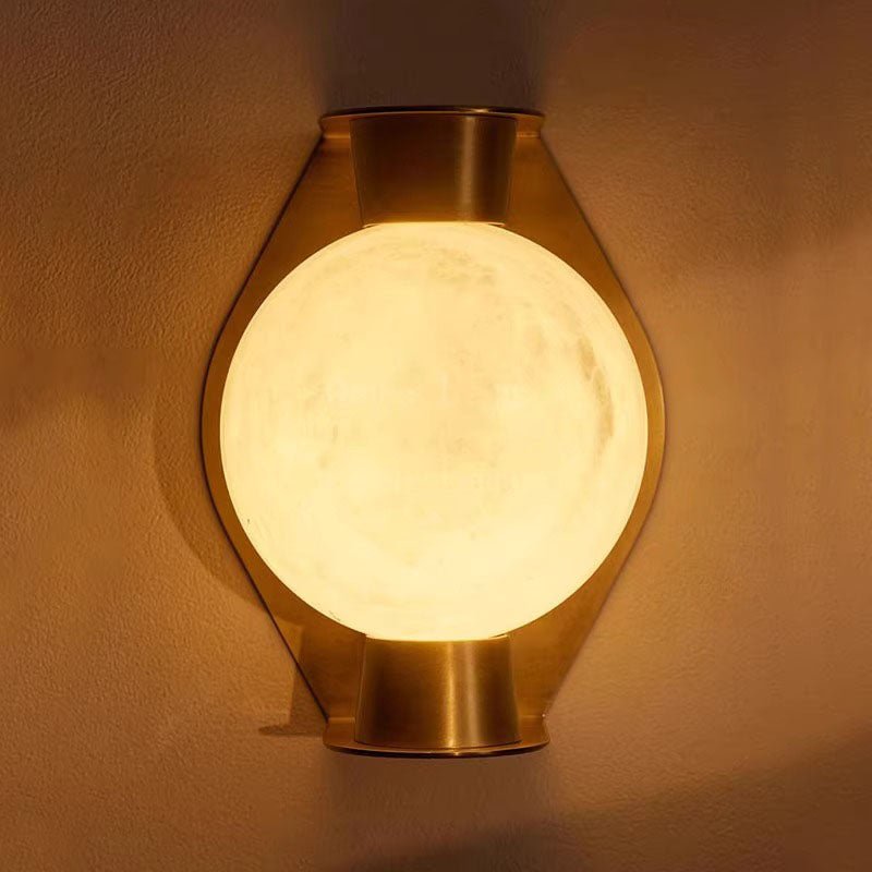 Alabaster Orb Alabaster Sconce