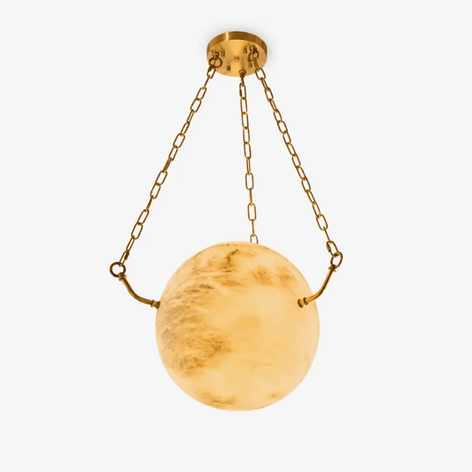 Alabaster Sphere Pendant Lamp