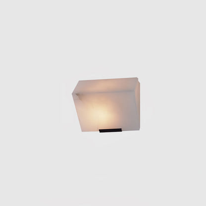 Alabaster Staircase Plug-in Wall Lamp