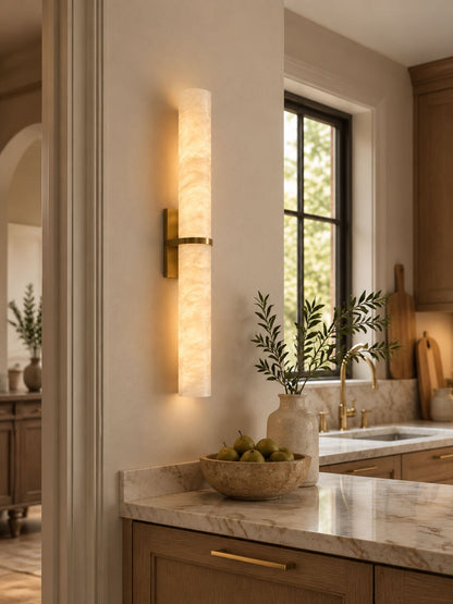 Aluna Alabaster Bar Wall Light
