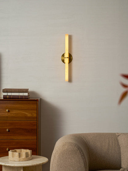 Aluna Alabaster Bar Wall Light