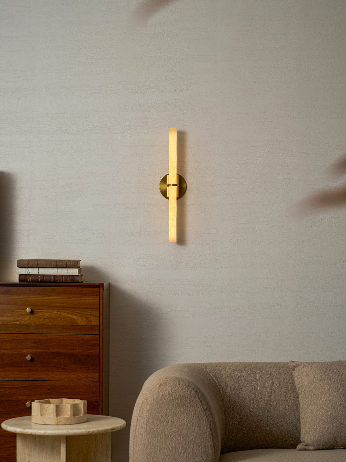 Aluna Alabaster Bar Wall Light