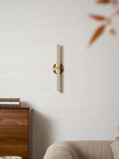 Aluna Alabaster Bar Wall Light