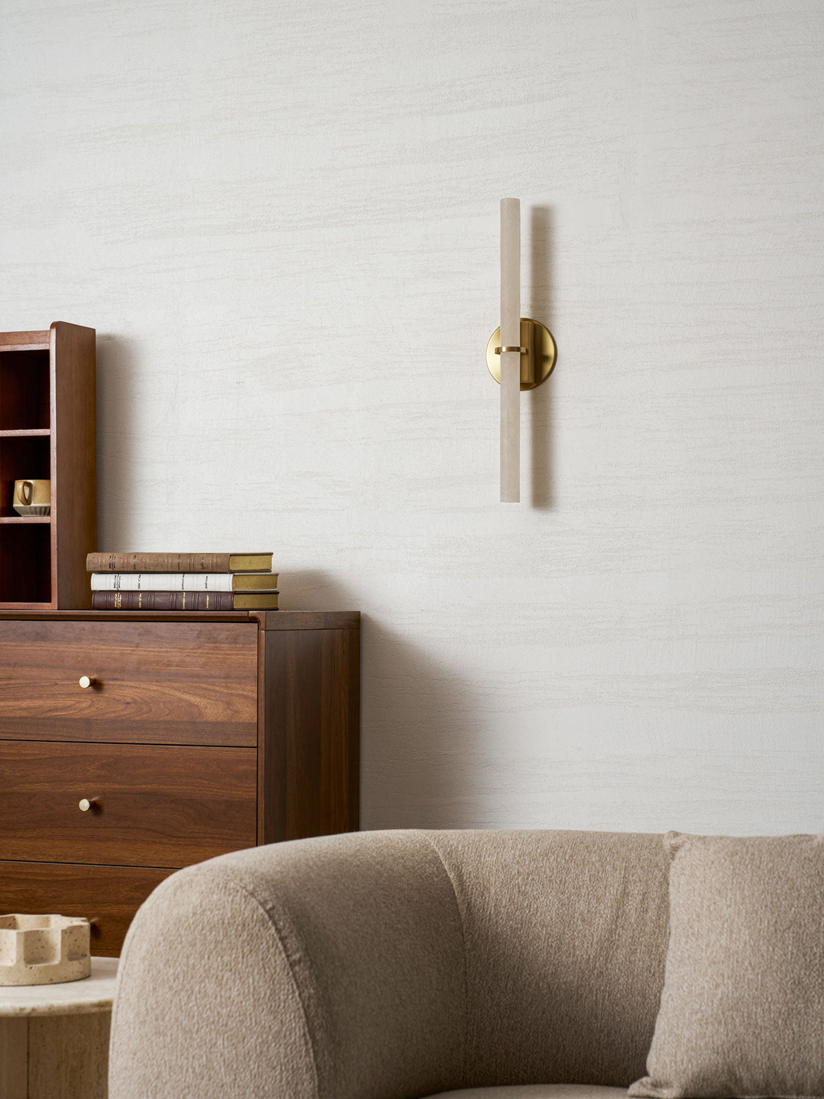 Aluna Alabaster Bar Wall Light