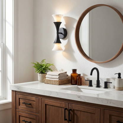 Amphora Alabaster Wall Sconce