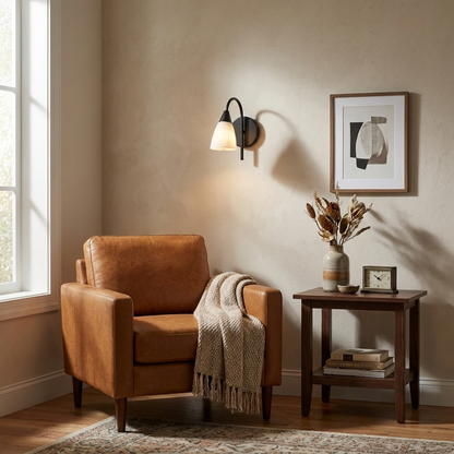 Arch Alabaster Wall Sconce