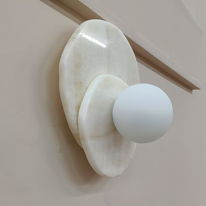 Astr Stone Alabaster Wall Lamp