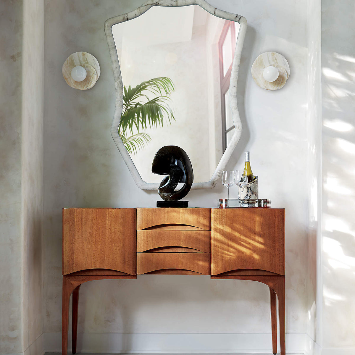 Astr Stone Alabaster Wall Lamp