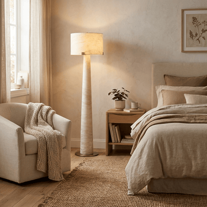 Aterion Alabaster Floor Lamp