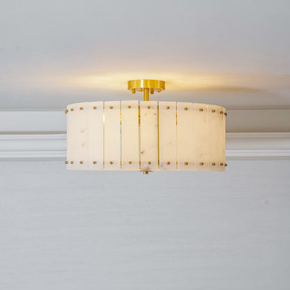 Aurelia Alabaster Ring Ceiling Lamp