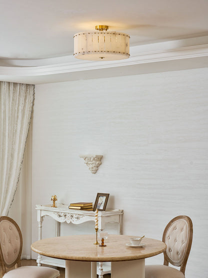 Aurelia Alabaster Ring Ceiling Lamp