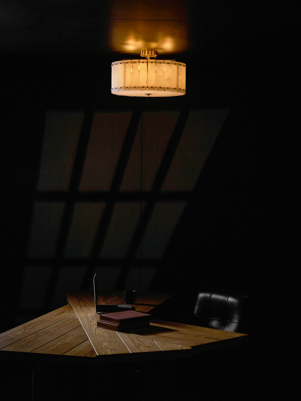 Aurelia Alabaster Ring Ceiling Lamp