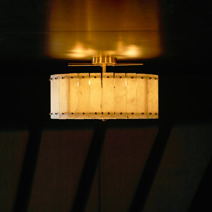 Aurelia Alabaster Ring Ceiling Lamp