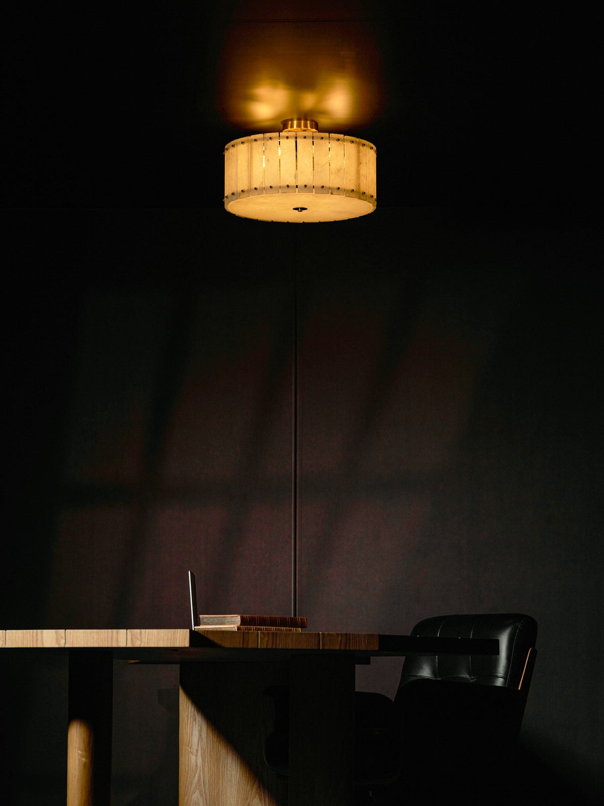 Aurelia Alabaster Ring Ceiling Lamp