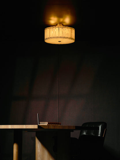 Aurelia Alabaster Ring Ceiling Lamp