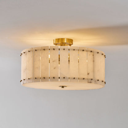 Aurelia Alabaster Ring Ceiling Lamp
