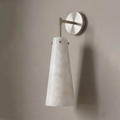 Aurelia Alabaster Cone Wall Sconce
