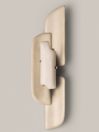 Sculpted Alabaster Wall Sconce