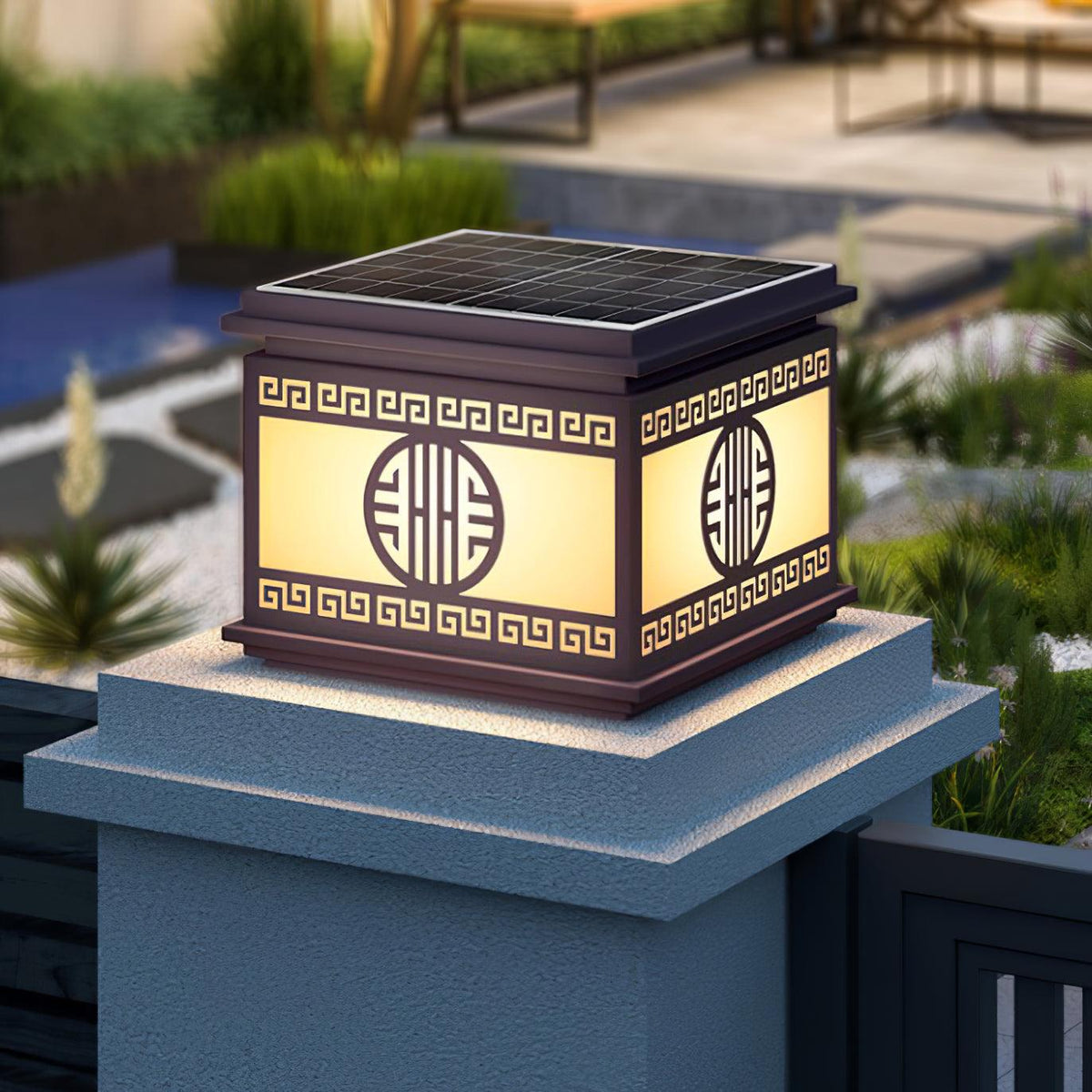 Burano Outdoor Garden Light Alabaster Lighting Fixture