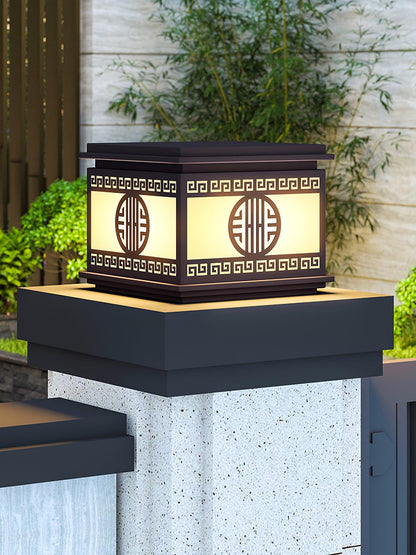 Burano Outdoor Garden Light Alabaster Lighting Fixture