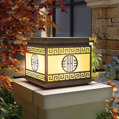 Burano Outdoor Garden Light Alabaster Lighting Fixture