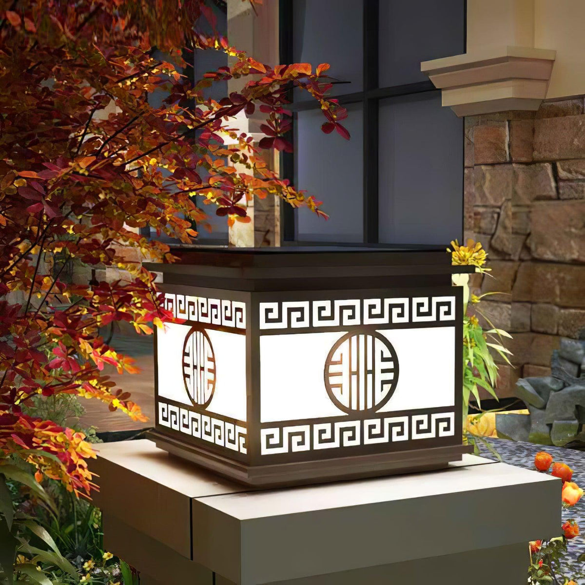 Burano Outdoor Garden Light Alabaster Lighting Fixture