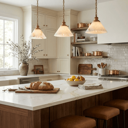 Camden Alabaster Cone Pendant Lamp