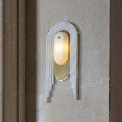 Cascada Alabaster Wall Sconce