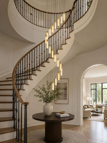 Celestial Alabaster Cascade Chandelier