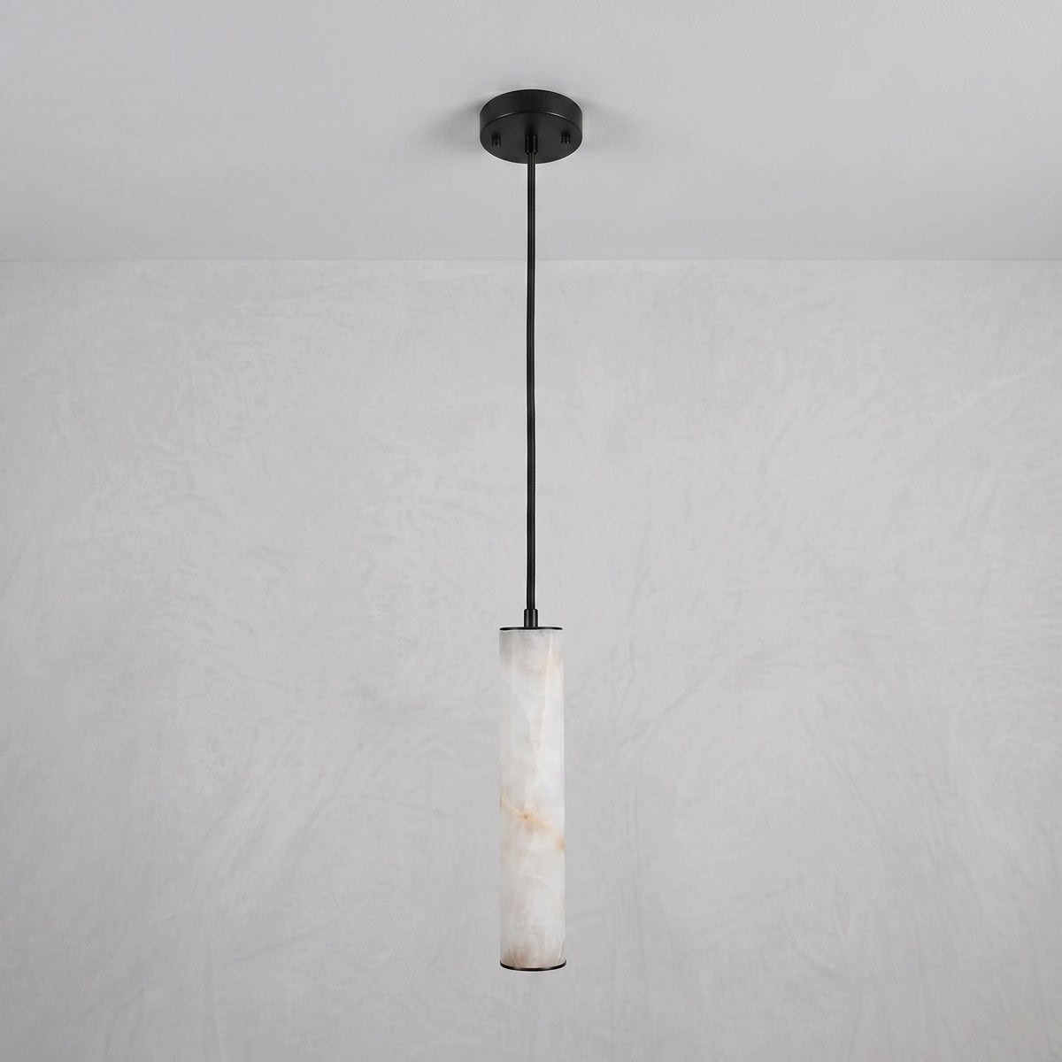 Column Alabaster Staircase Chandelier