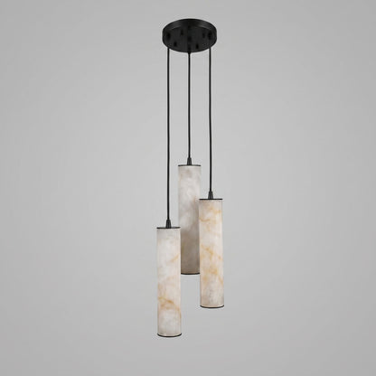 Column Alabaster Staircase Chandelier