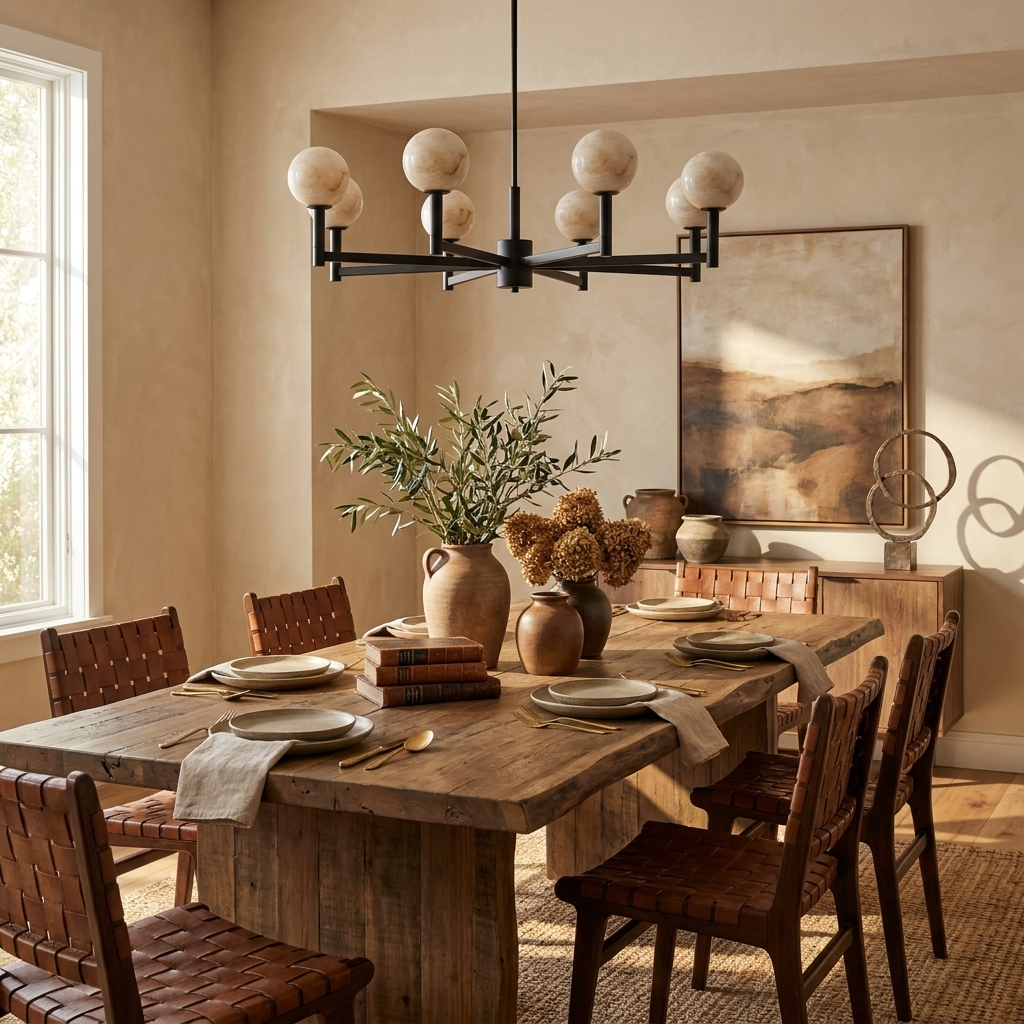Compass Alabaster Chandelier