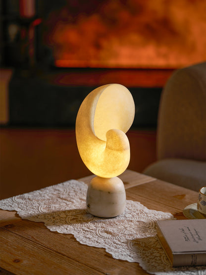 Lumora Shell Alabaster Table Lamp