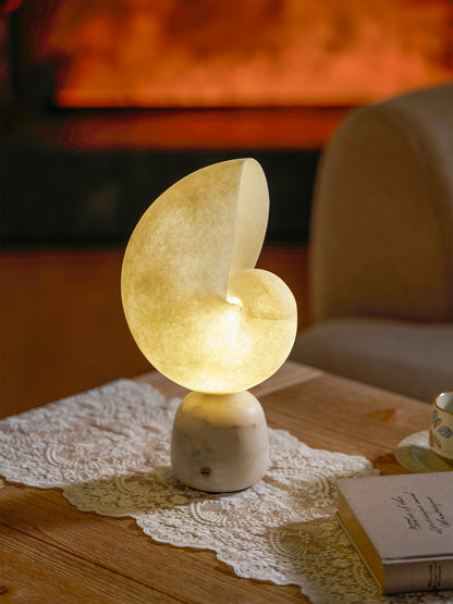 Lumora Shell Alabaster Table Lamp