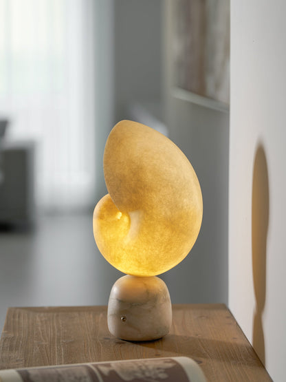 Lumora Shell Alabaster Table Lamp
