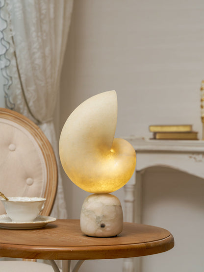 Lumora Shell Alabaster Table Lamp