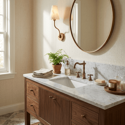 Corwin Hammered Brass Cone Alabaster Sconce