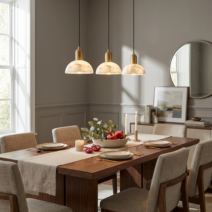 Cupola Alabaster Pendant Lamp